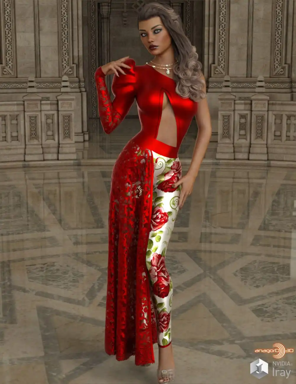 VERSUS – Atomique dForce pantsuit for G8F_DAZ3DDL
