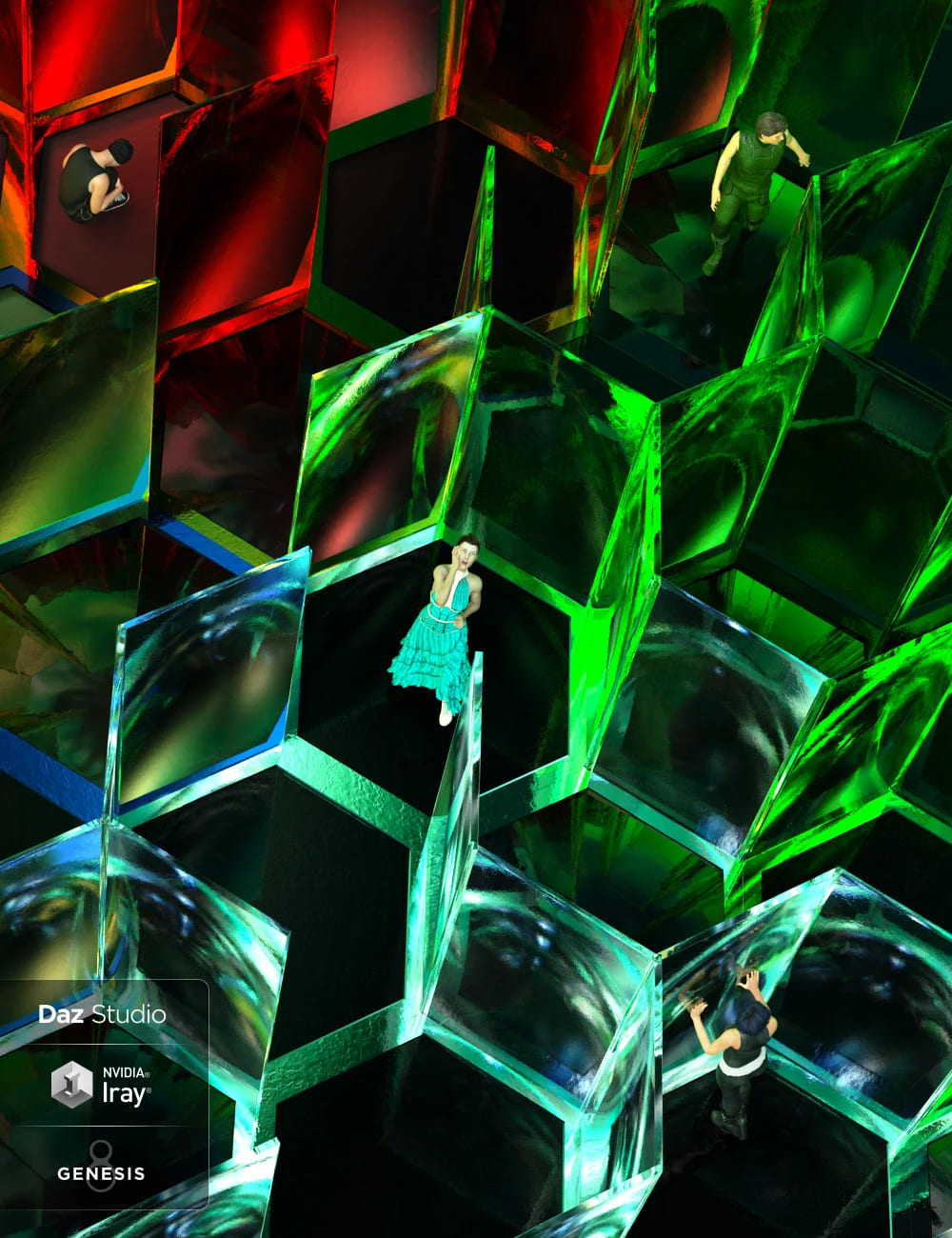 World of Glass: Maze_DAZ3DDL