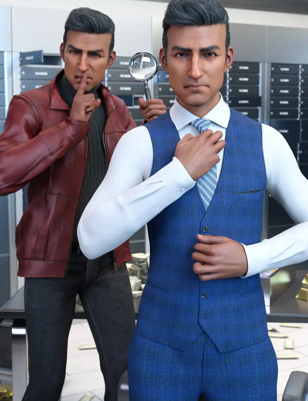 Z Undercover Poses and Expressions for Jazz 8.1_DAZ3D下载站