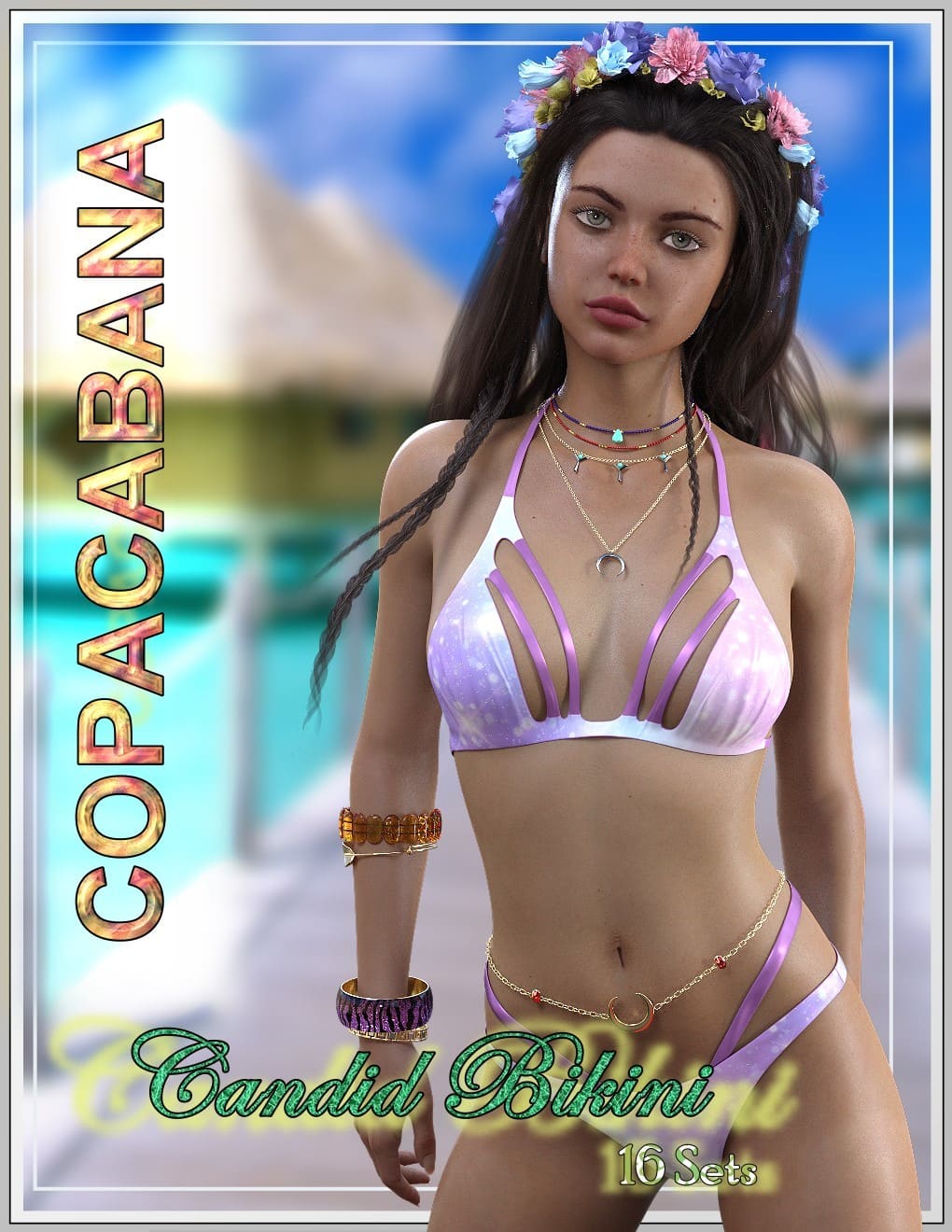Copacabana – 16 Styles Candid Bikini_DAZ3D下载站