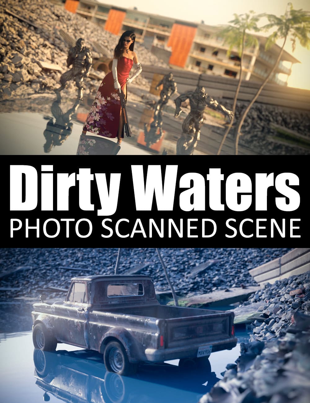 Dirty Waters – Photo Scanned Scene_DAZ3D下载站