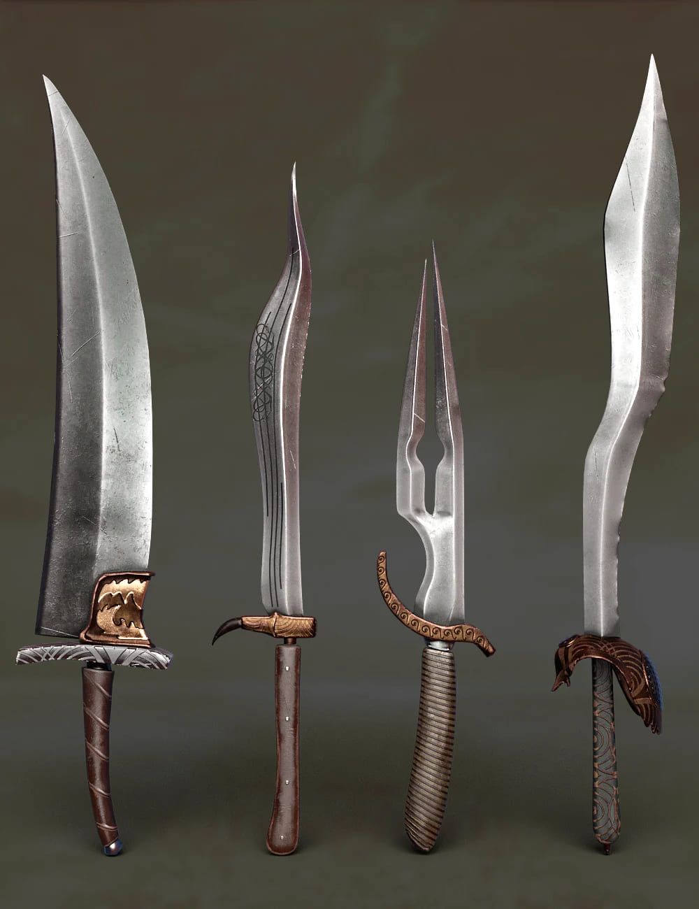Fantasy Knife for Genesis 8_DAZ3D下载站