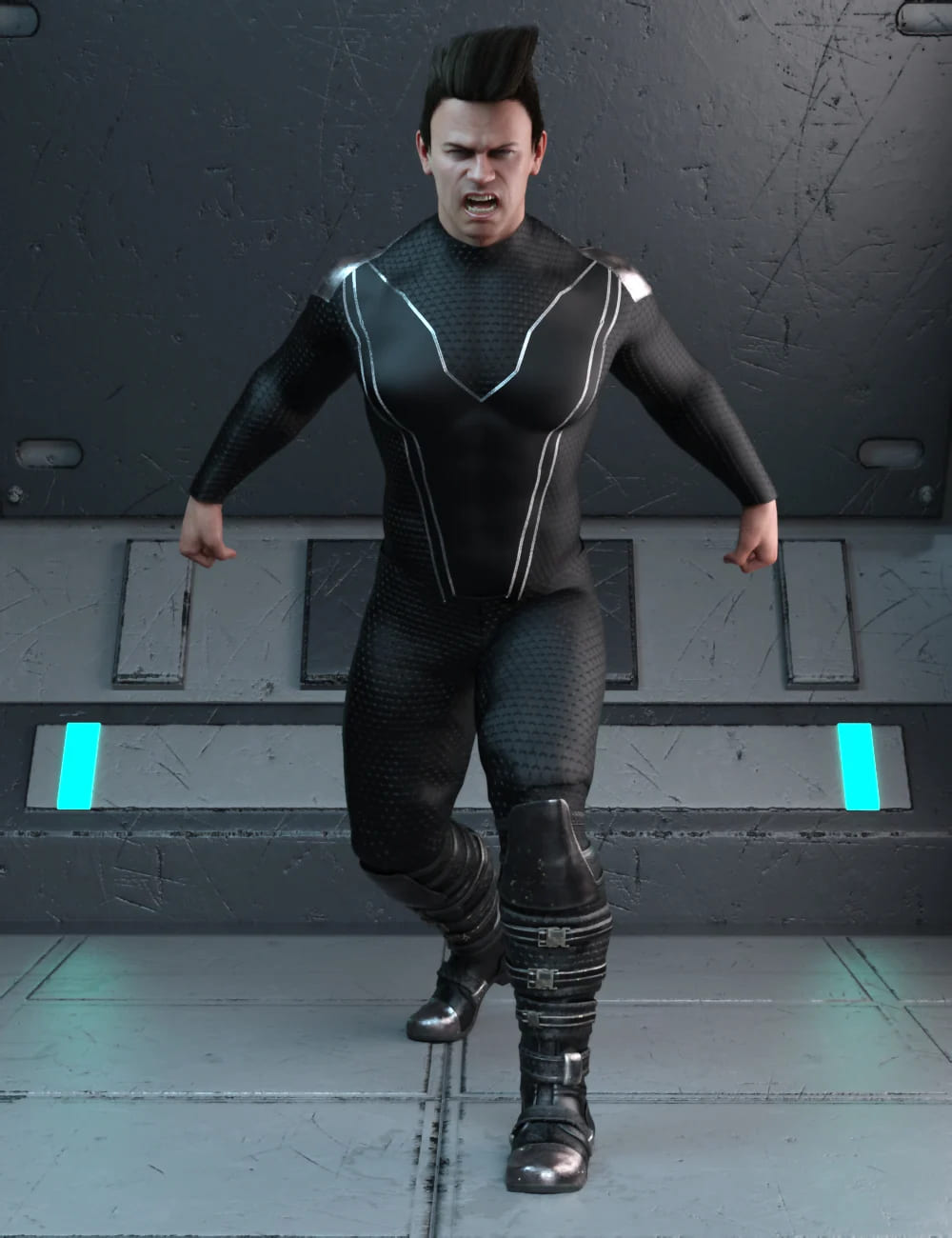 Galactic Hero Poses for Genesis 8 Male_DAZ3D下载站