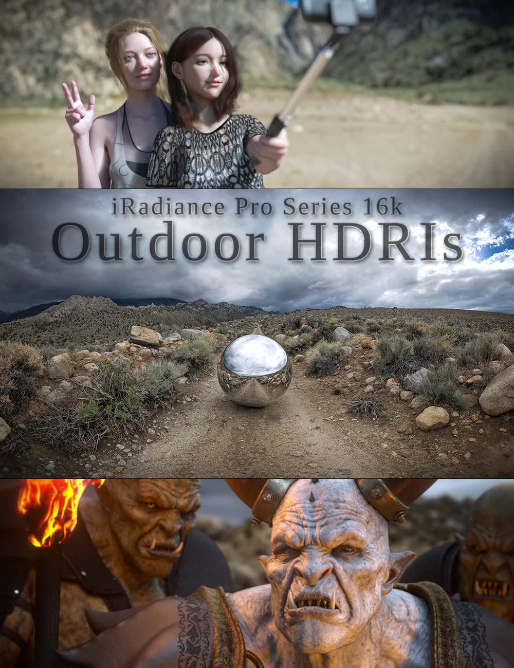 iRadiance Pro Series 16k HDRIs – Big Outdoors_DAZ3D下载站