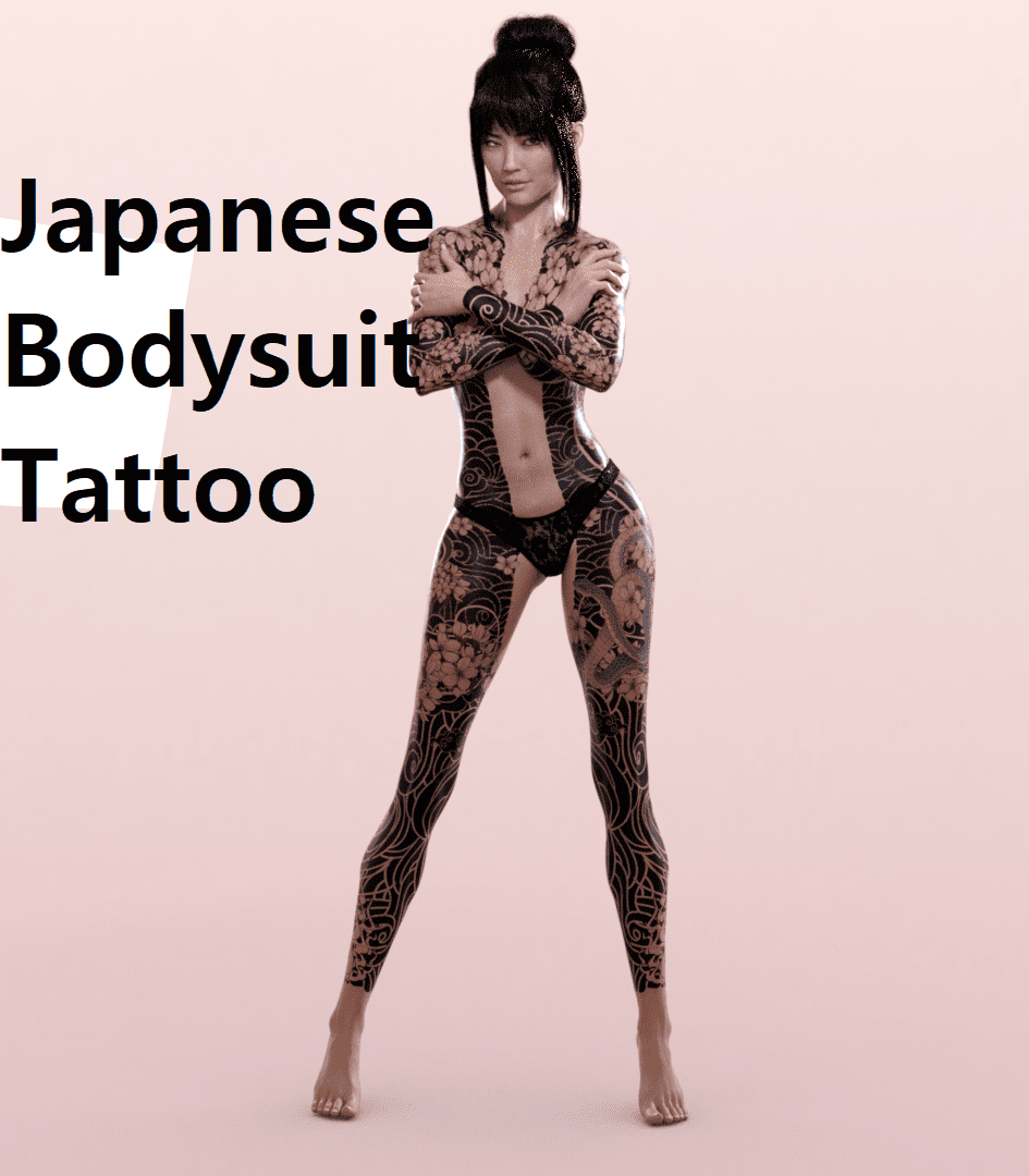 Japanese Bodysuit Tattoo for G8F_DAZ3D下载站