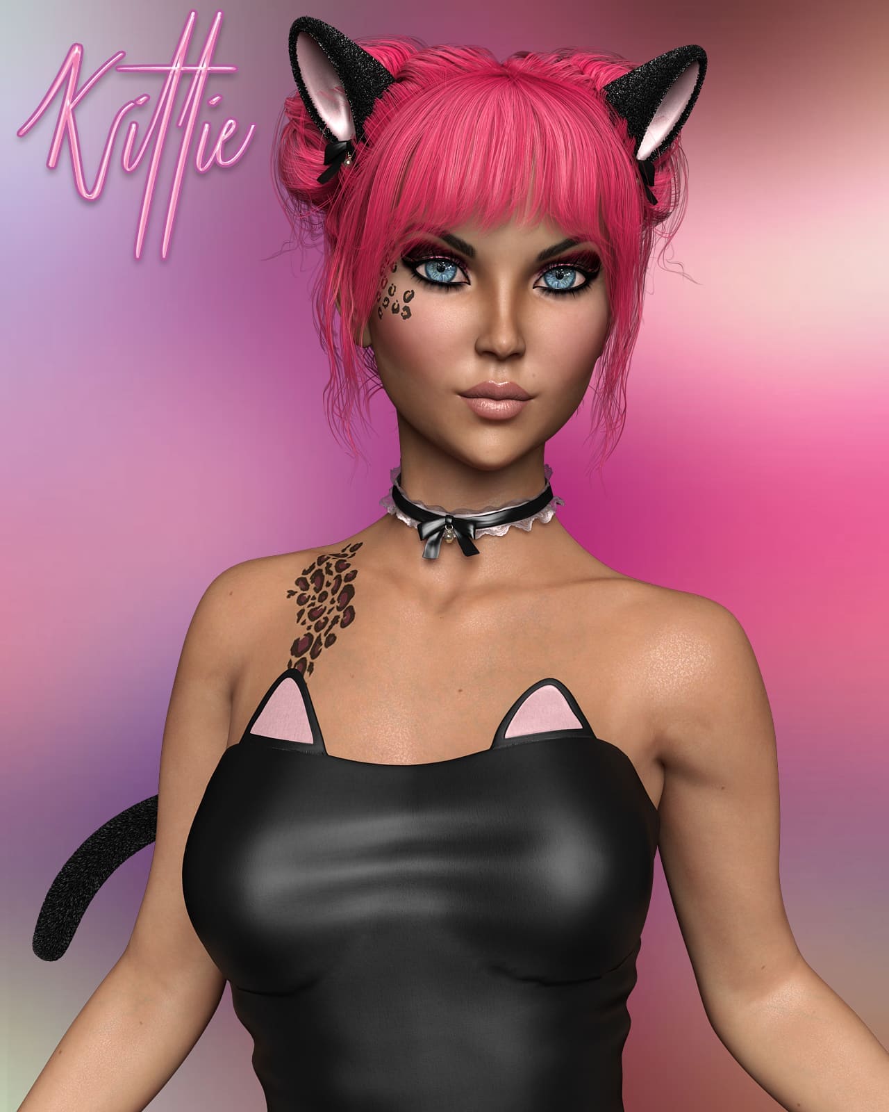 Kittie for Aiko 8_DAZ3D下载站