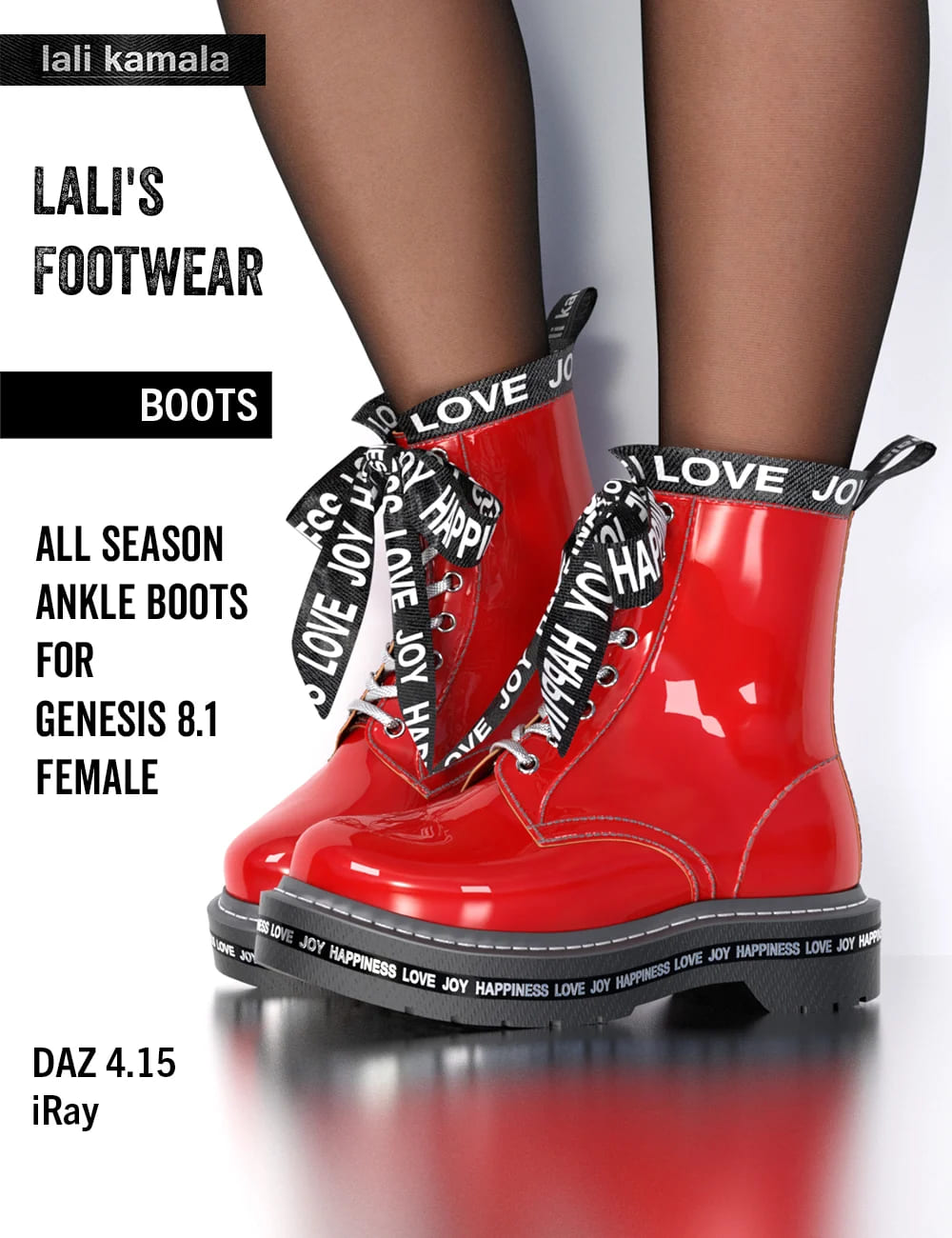 Lali’s Boots for Genesis 8 and 8.1 Females_DAZ3DDL