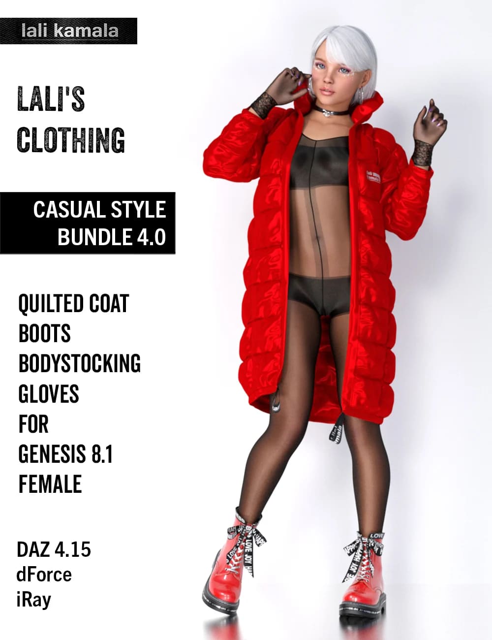 Lali’s Casual Style Bundle 4.0_DAZ3D下载站