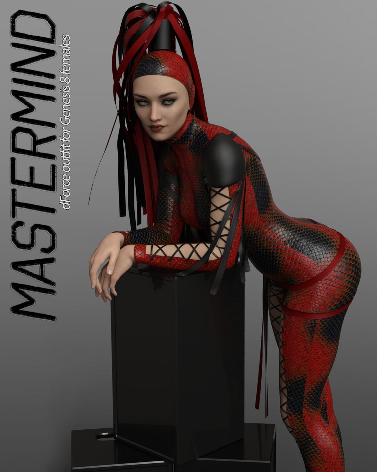 Mastermind dForce Outfit for Genesis 8 Females_DAZ3D下载站