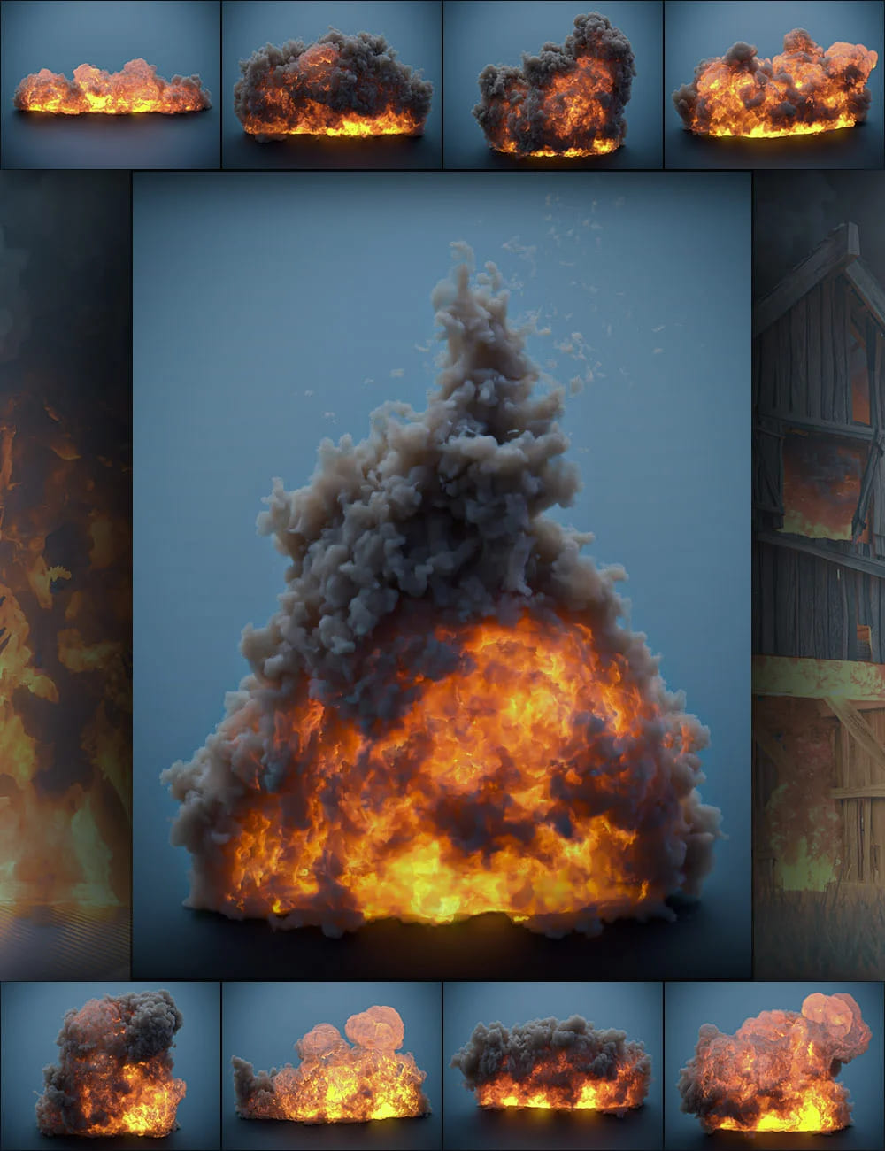Pyromantix – Volumetric Flames_DAZ3D下载站