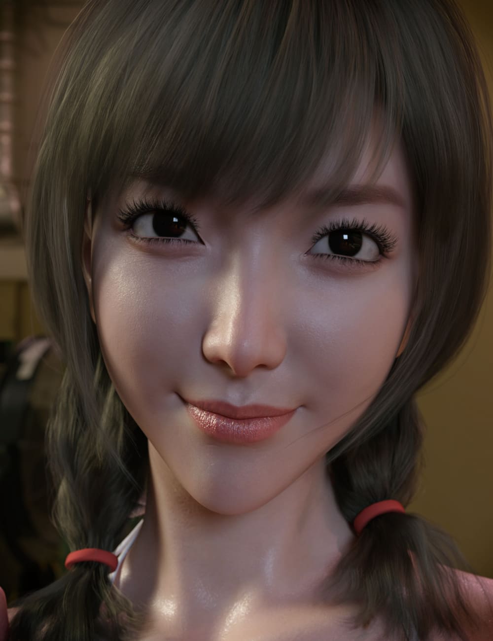Seo Hyun Character with Hair for Genesis 8 and 8.1 Female_DAZ3D下载站