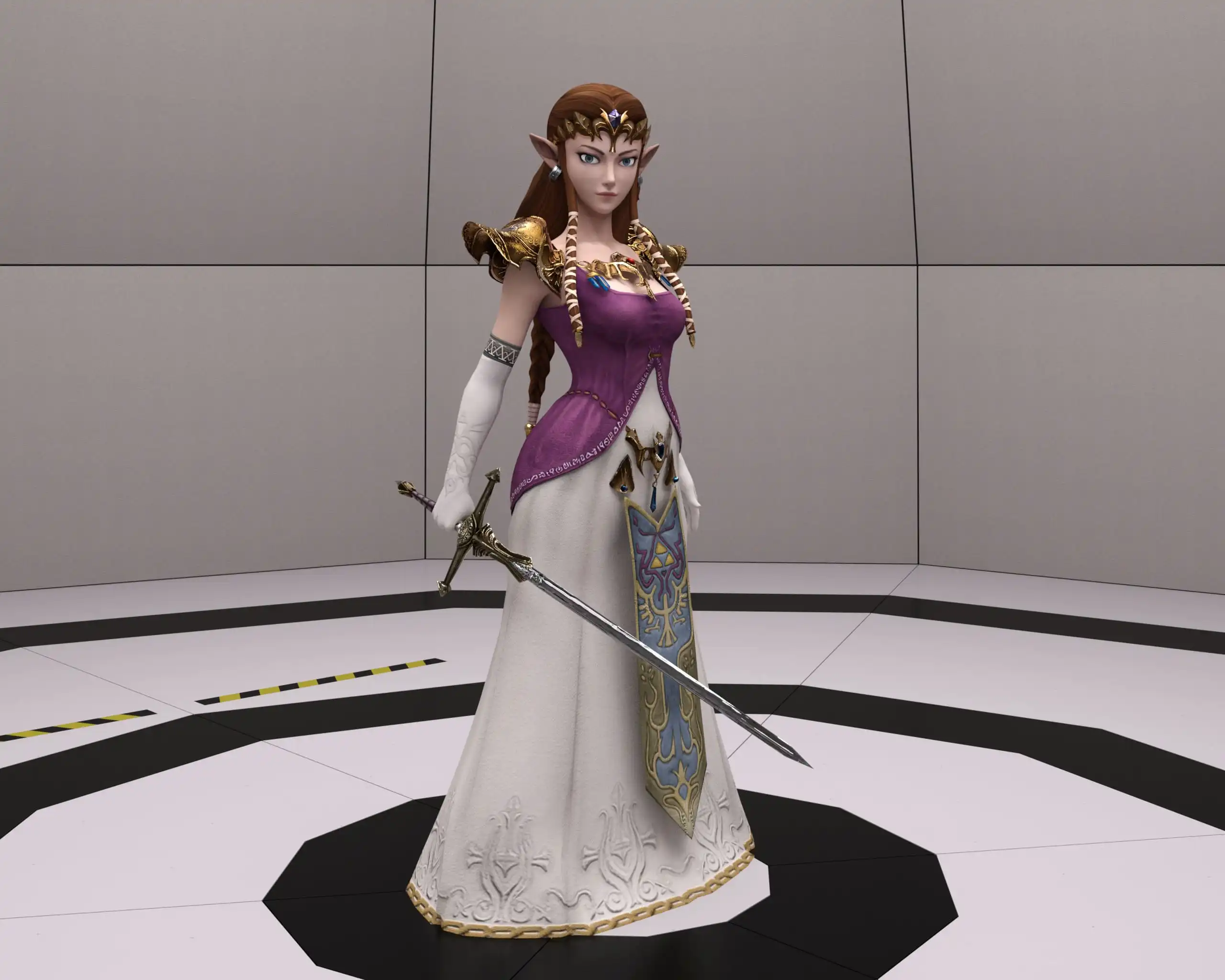Twilight Princess Zelda for G8F and G8.1F_DAZ3DDL