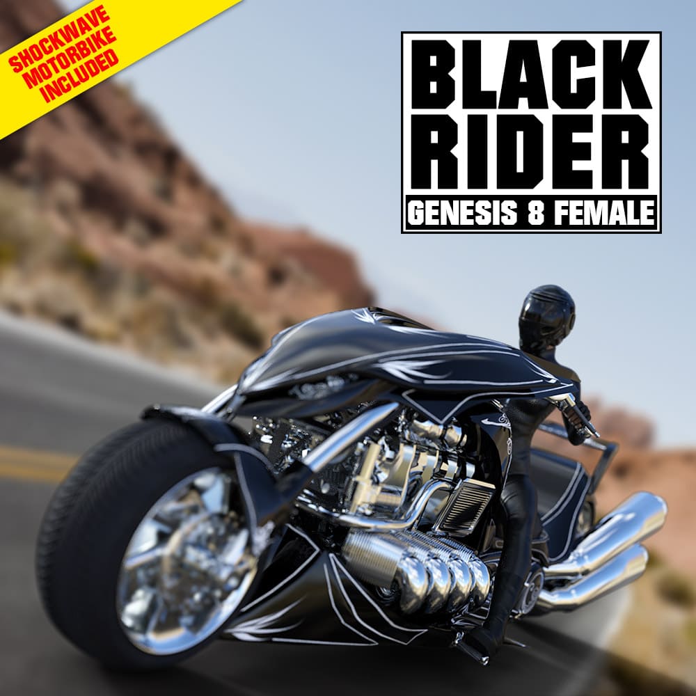 BLACK RIDER for G8F_DAZ3D下载站