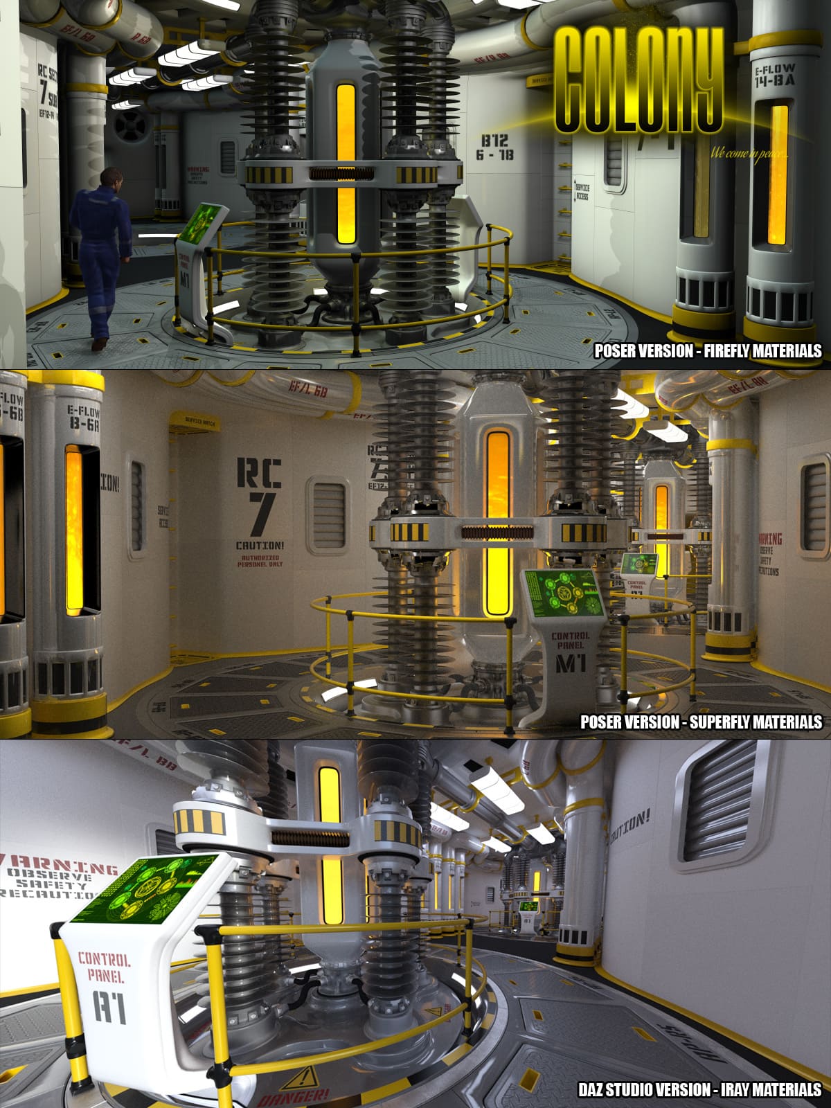 Colony Reactor for Poser and DS_DAZ3D下载站