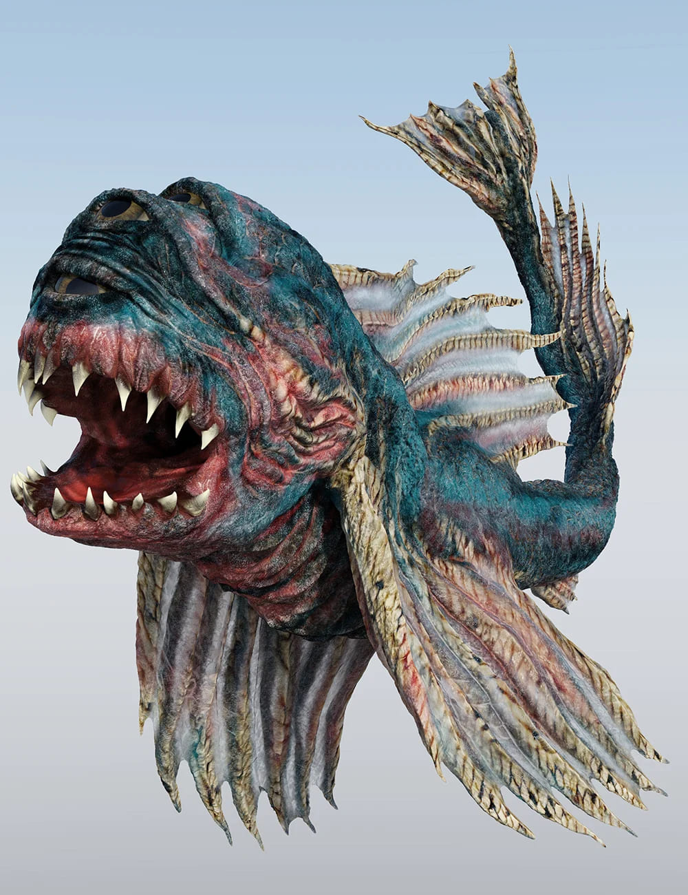 Creatures of the Deep Triclogalodon_DAZ3D下载站