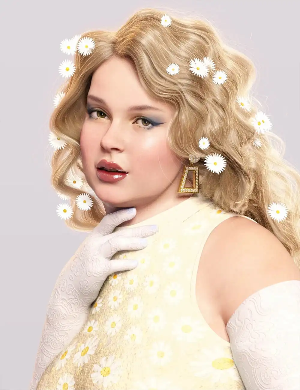 Daisy HD for Genesis 8.1 Female_DAZ3D下载站