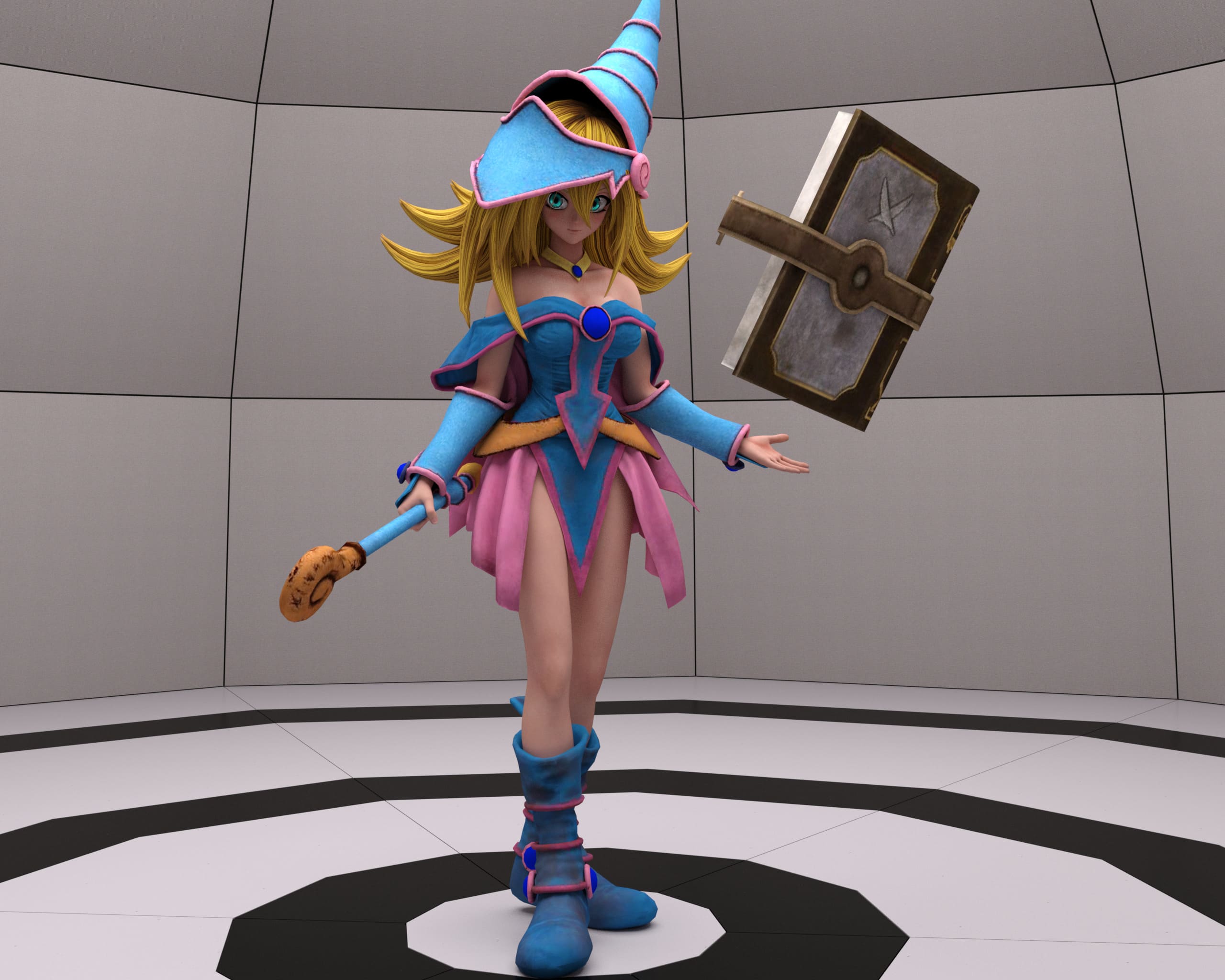 Dark Magician Girl for G8F and G8.1F_DAZ3D下载站
