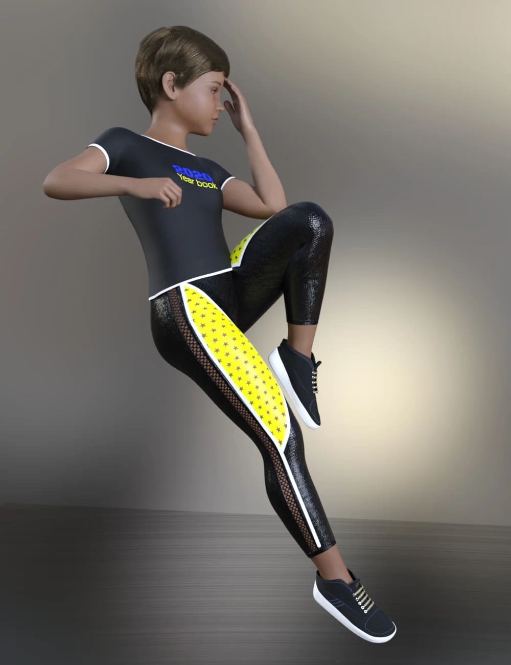 dForce Klareyn Sport Pack for Genesis 8 Female(s)_DAZ3D下载站