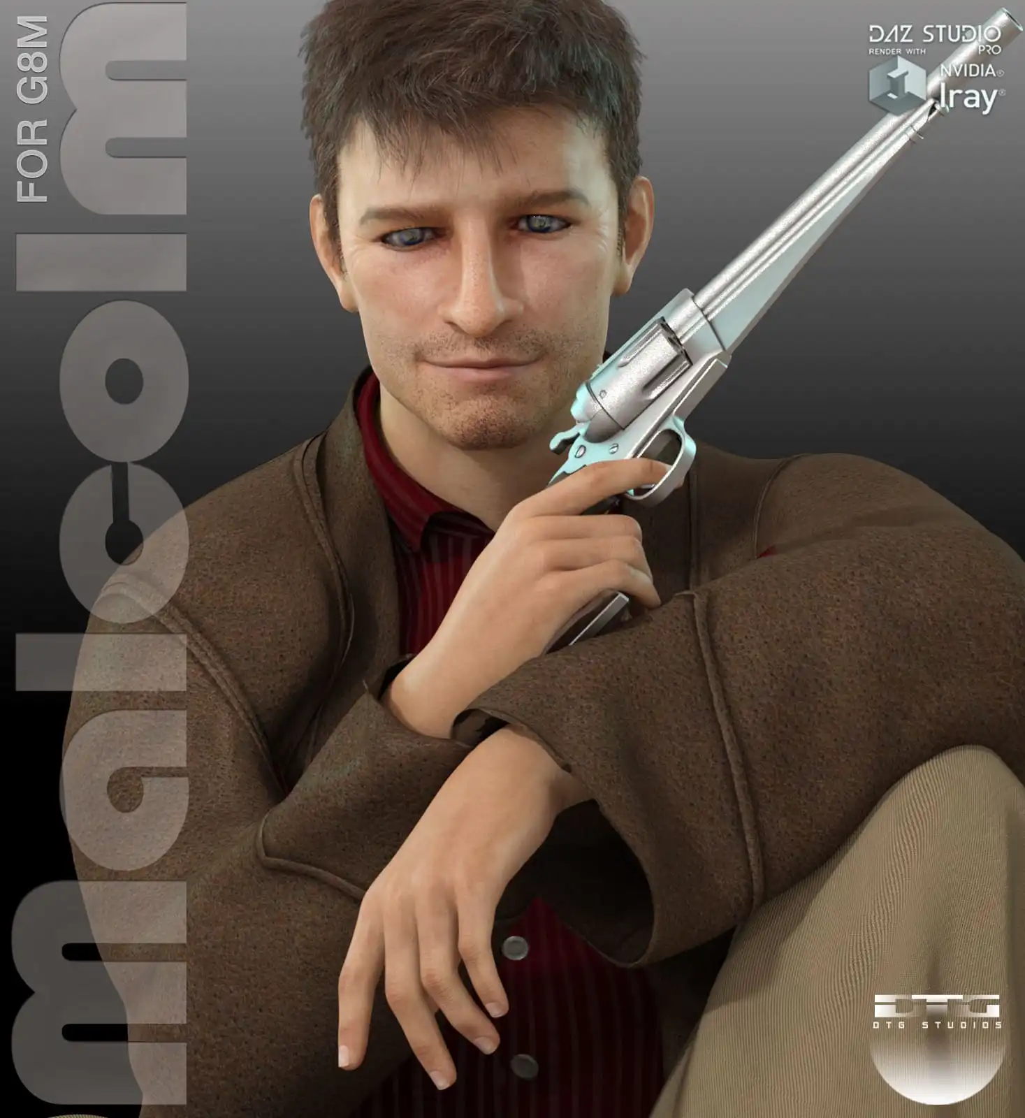 DTG Studios Mal for G8 Male_DAZ3D下载站
