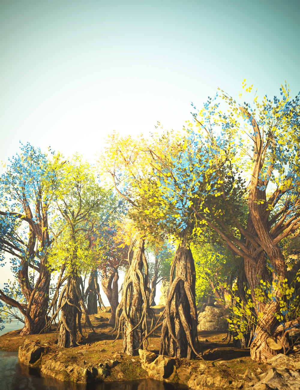 Fantastic and Enchanted Trees_DAZ3D下载站