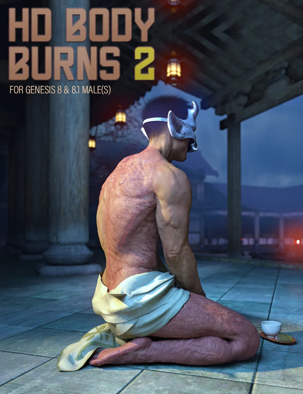 HD BODY BURNS 2 for Genesis 8 & 8.1 Males_DAZ3D下载站