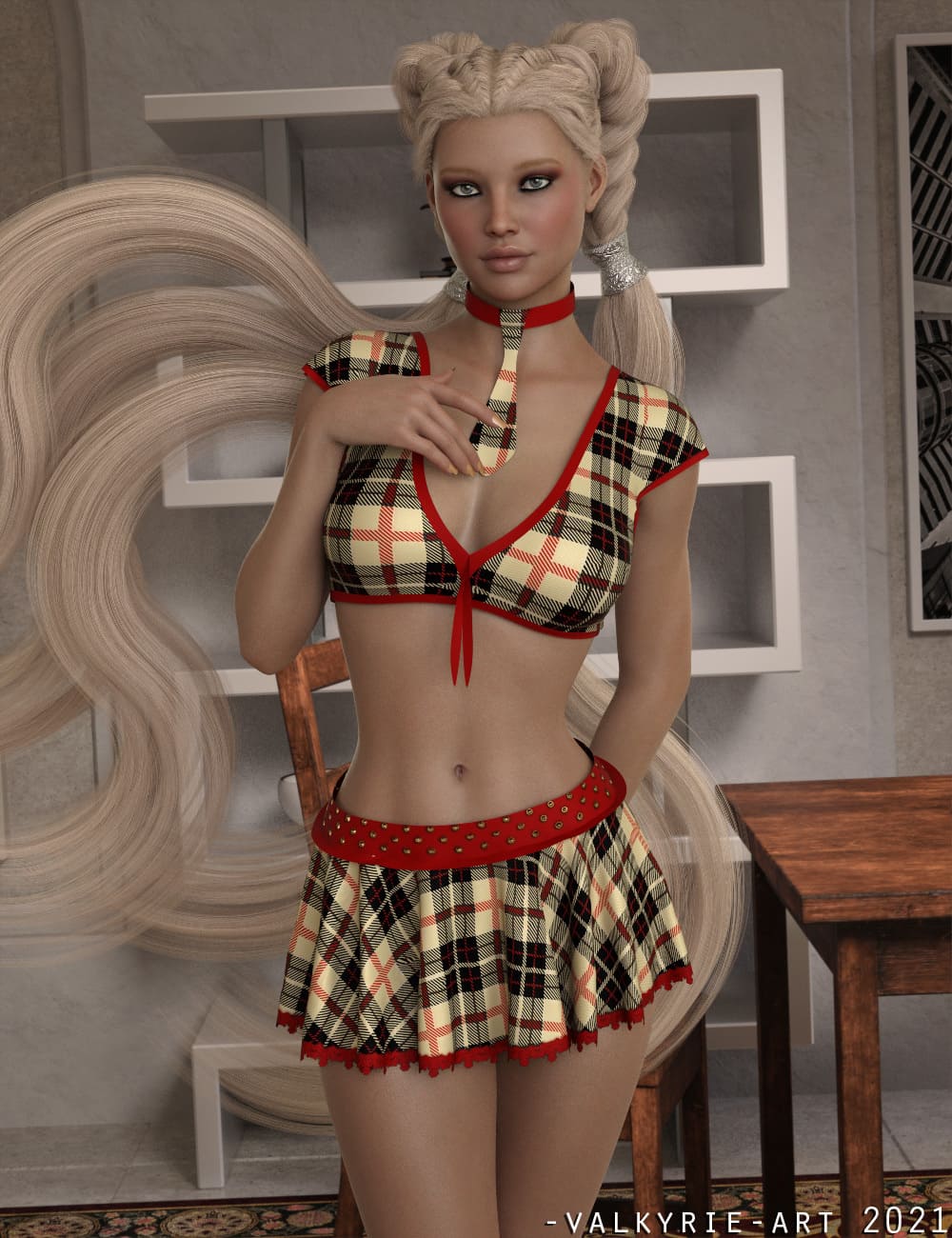 InStyle – JMR dForce Naughty Outfit 2 for G8F_DAZ3D下载站