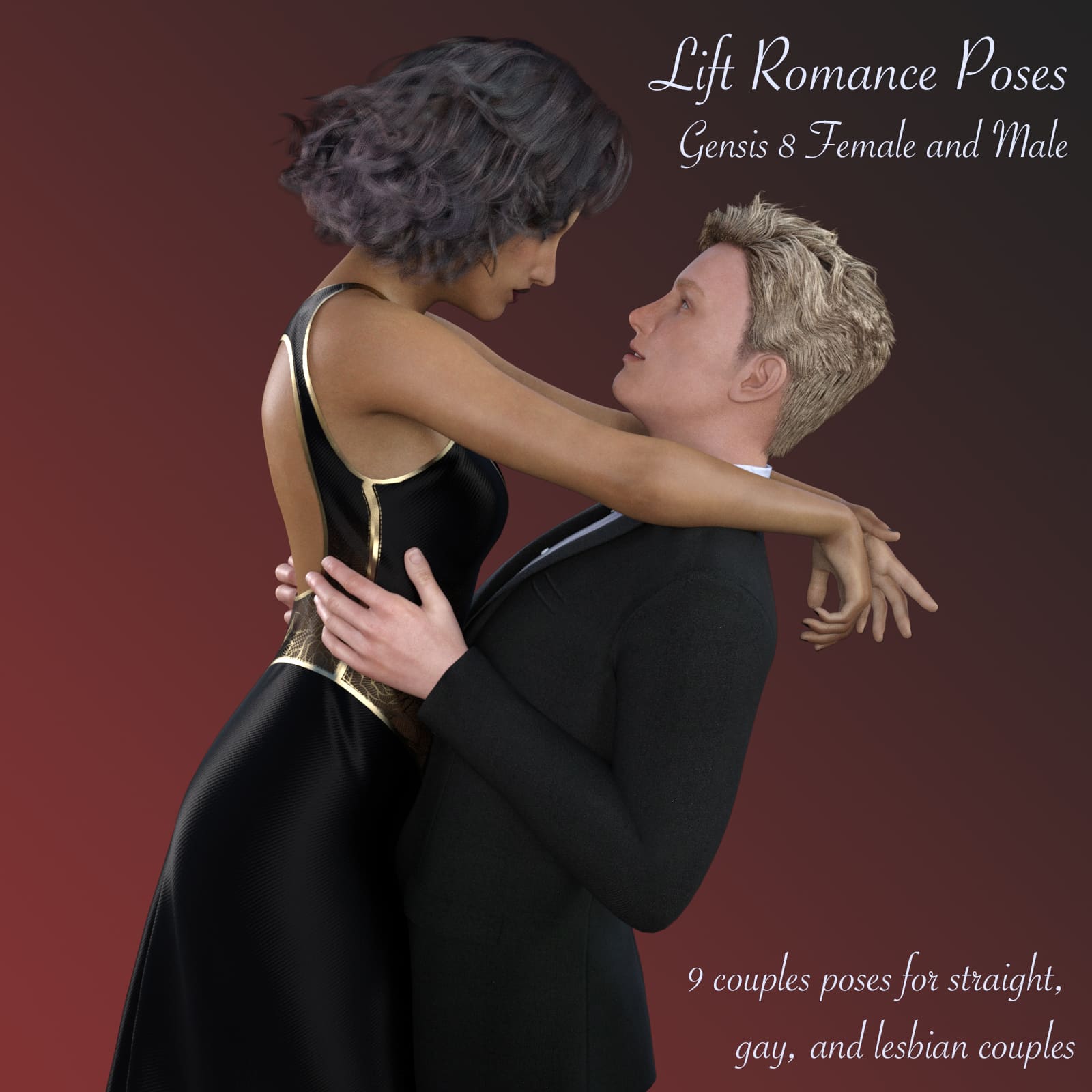 Lift Romance Poses for G8_DAZ3DDL