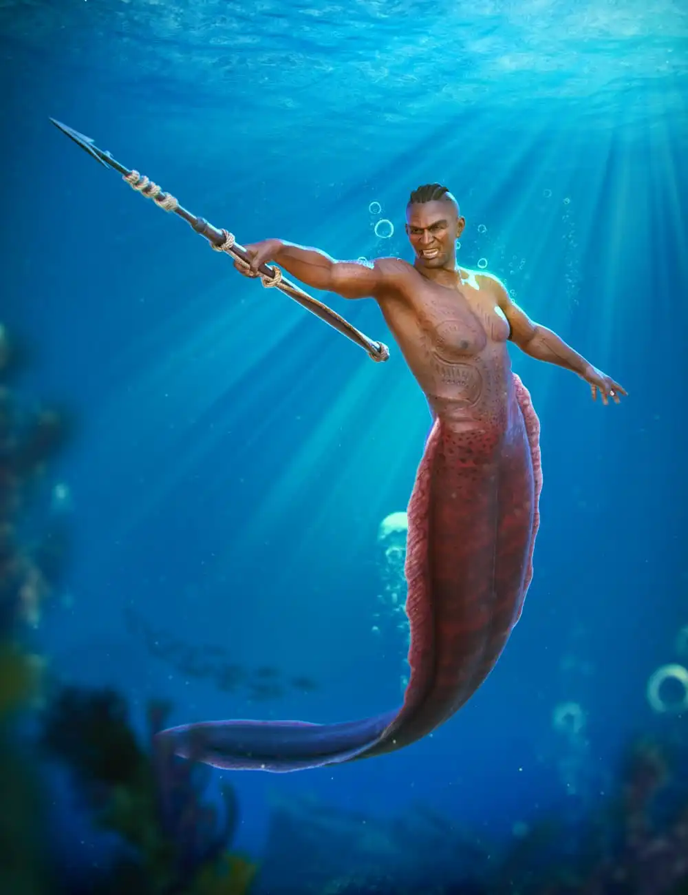 Mermaid Animations for Zale 8.1_DAZ3DDL