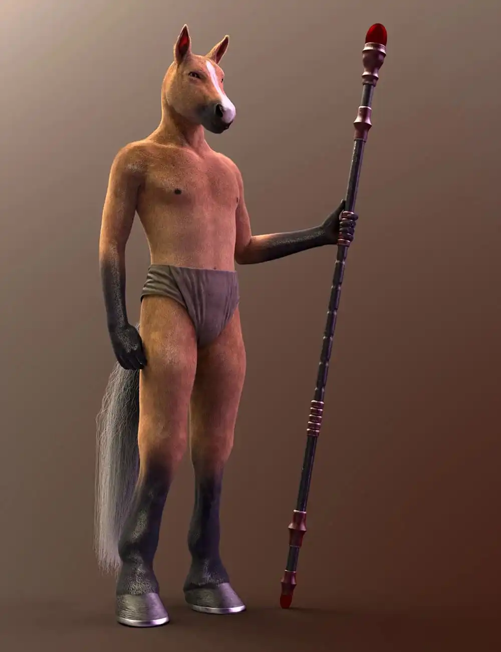 Oso Horseman HD for Genesis 8.1 Male Expansion_DAZ3D下载站