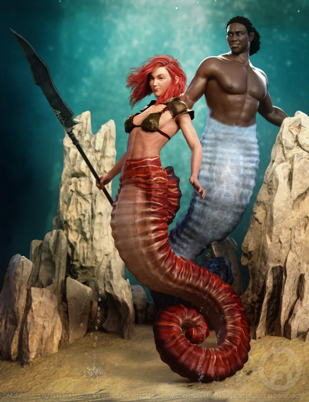 Seahorse Tails for Genesis 8.1 Males and Females_DAZ3DDL