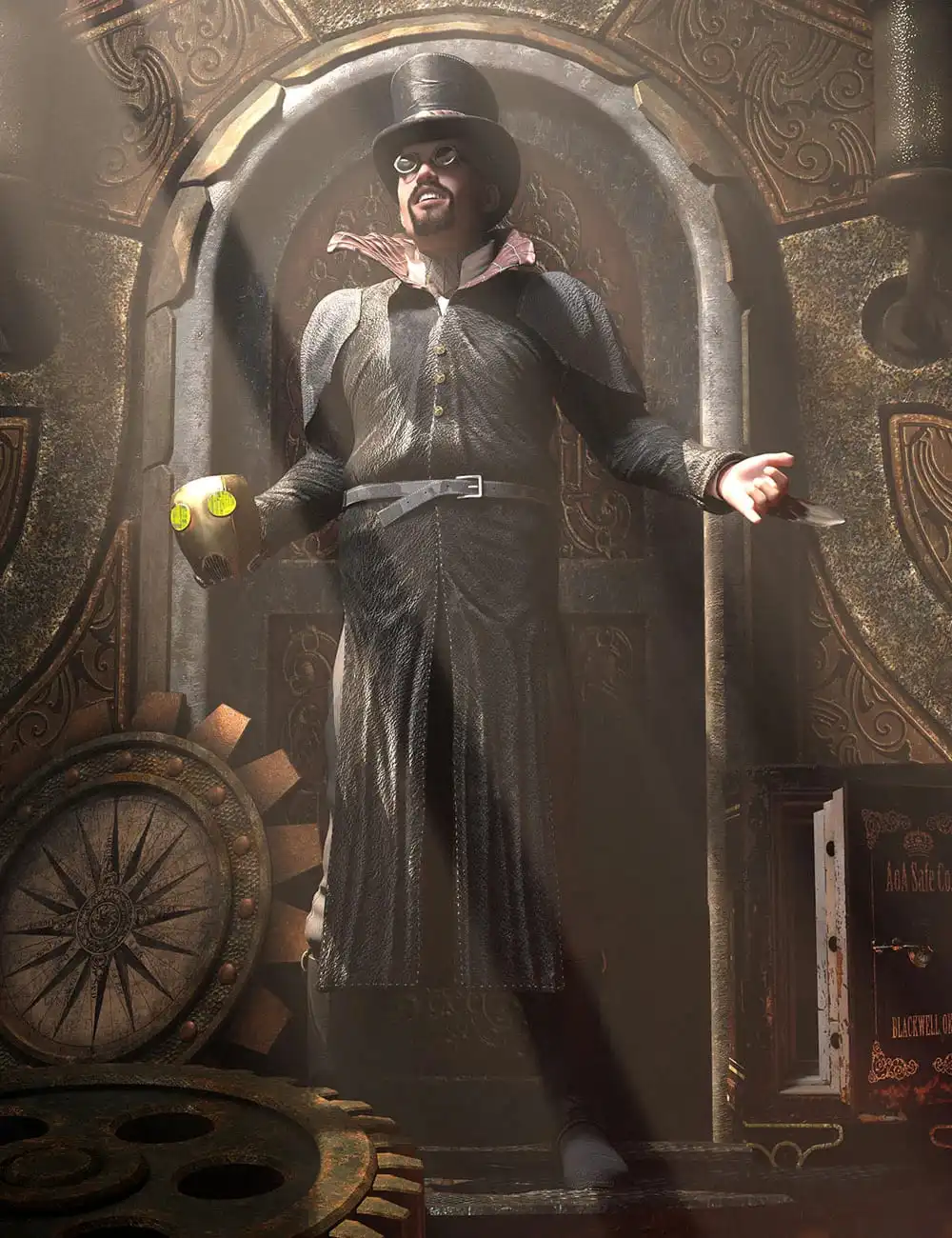Steam Jack Outfit for Genesis 8 and 8.1 Male_DAZ3DDL