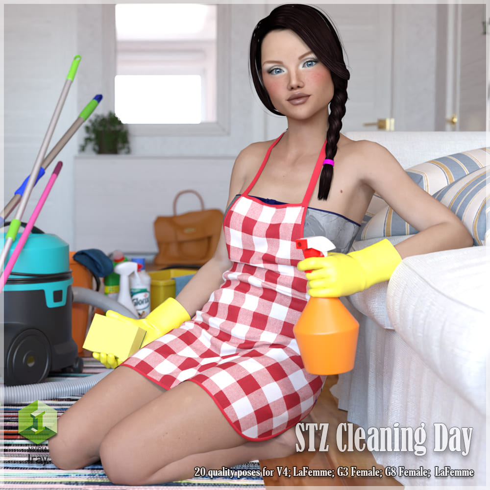 STZ Cleaning Day_DAZ3D下载站