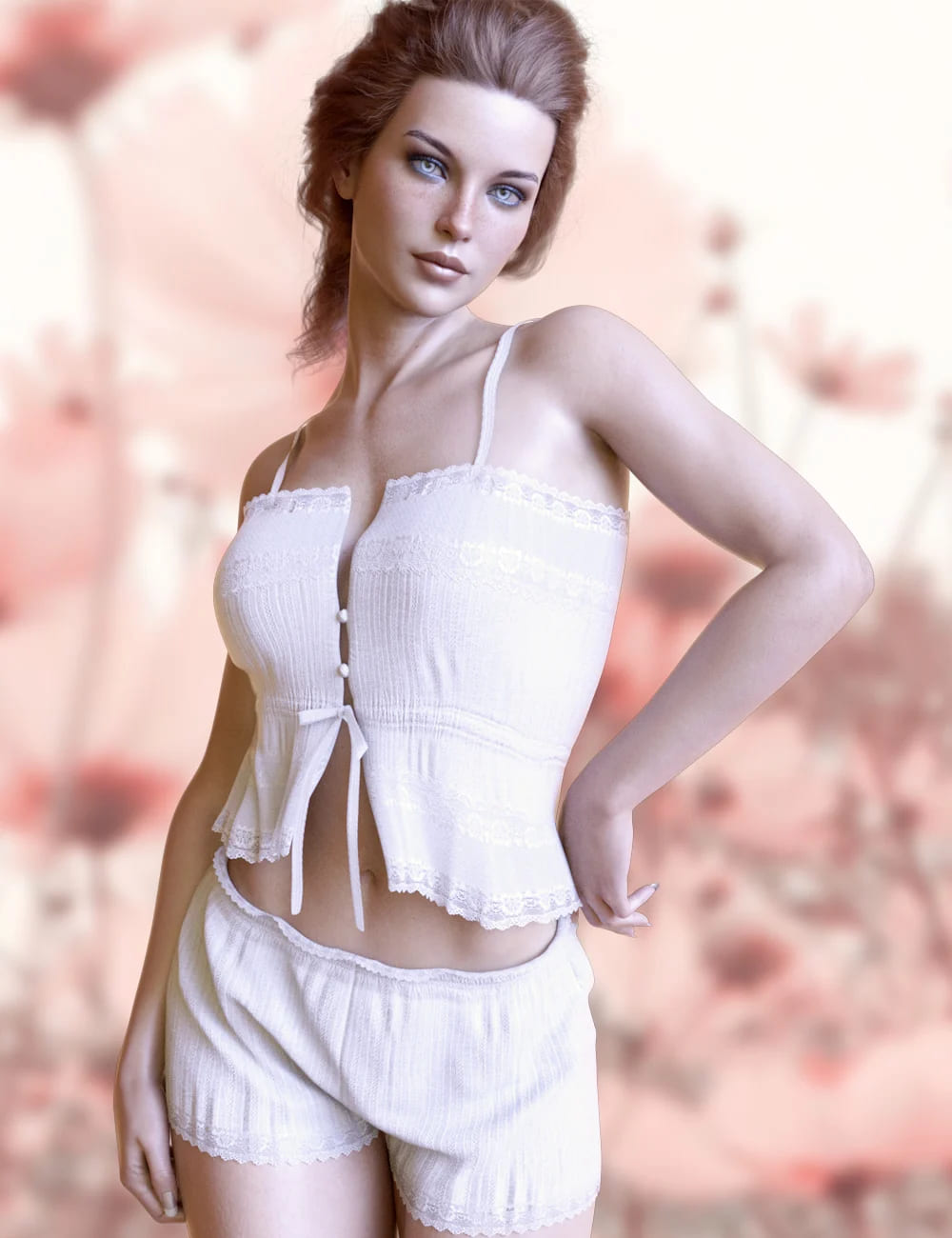 X-dForce Fashion Lace Details Set for Genesis 8 and 8.1 Females_DAZ3DDL