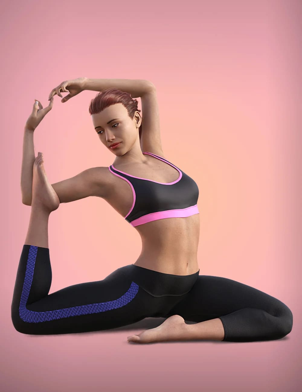 Yoga Animations for Genesis 8_DAZ3D下载站