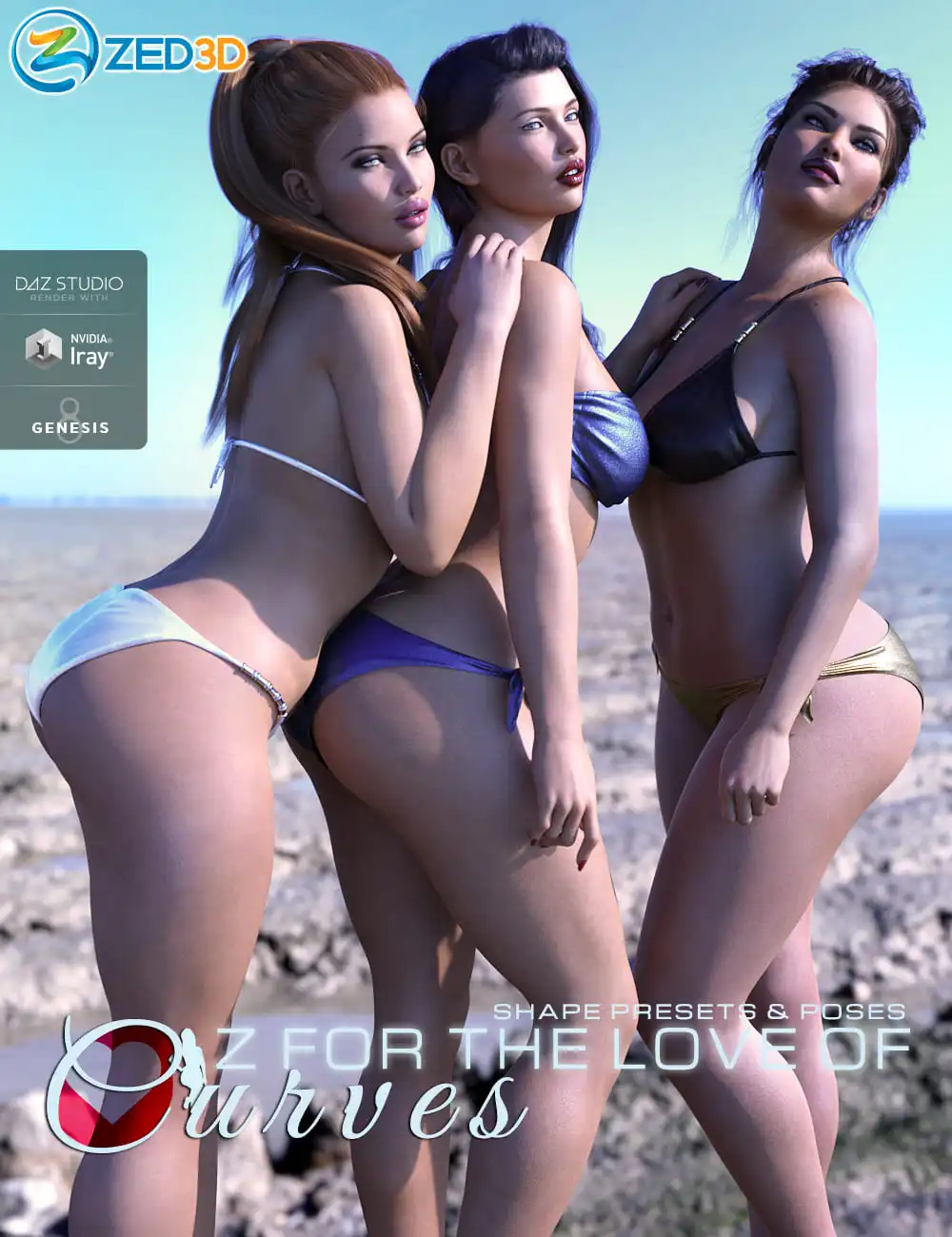 Z For the Love of Curves Shapes and Poses_DAZ3DDL