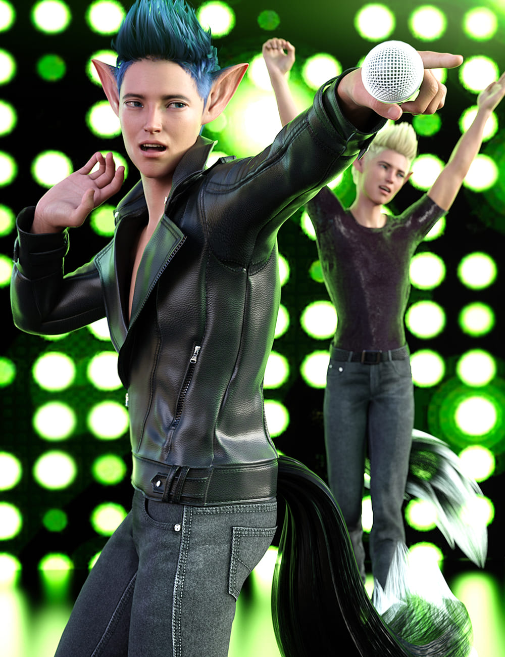 Z Music Idol Poses and Expressions for Kota 8.1_DAZ3D下载站