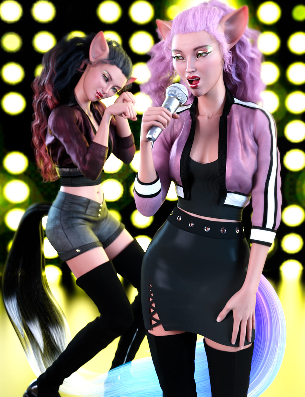 Z Star on the Rise Poses and Expressions for Kiko 8.1_DAZ3D下载站