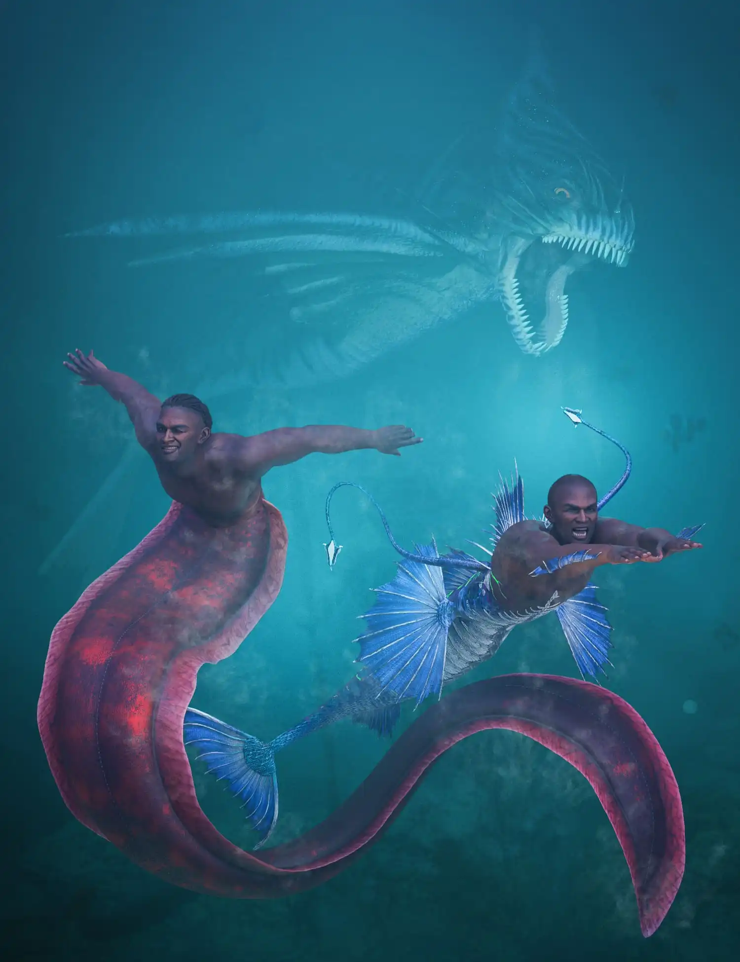 Zale 8.1 Deep Sea King Bundle_DAZ3DDL
