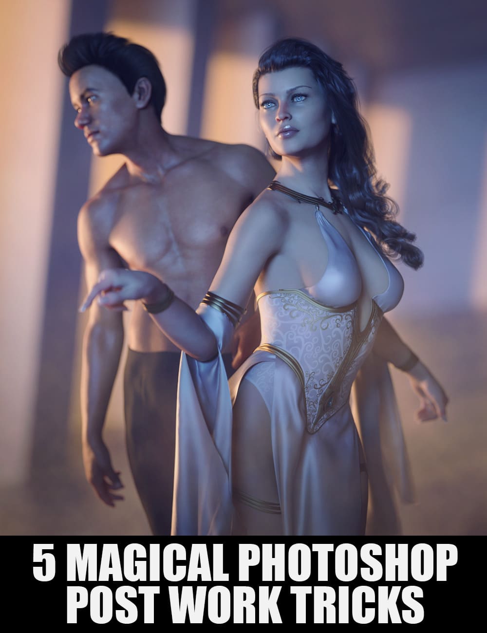 5 Magical Photoshop Post-Work Tricks – Video Tutorial_DAZ3DDL