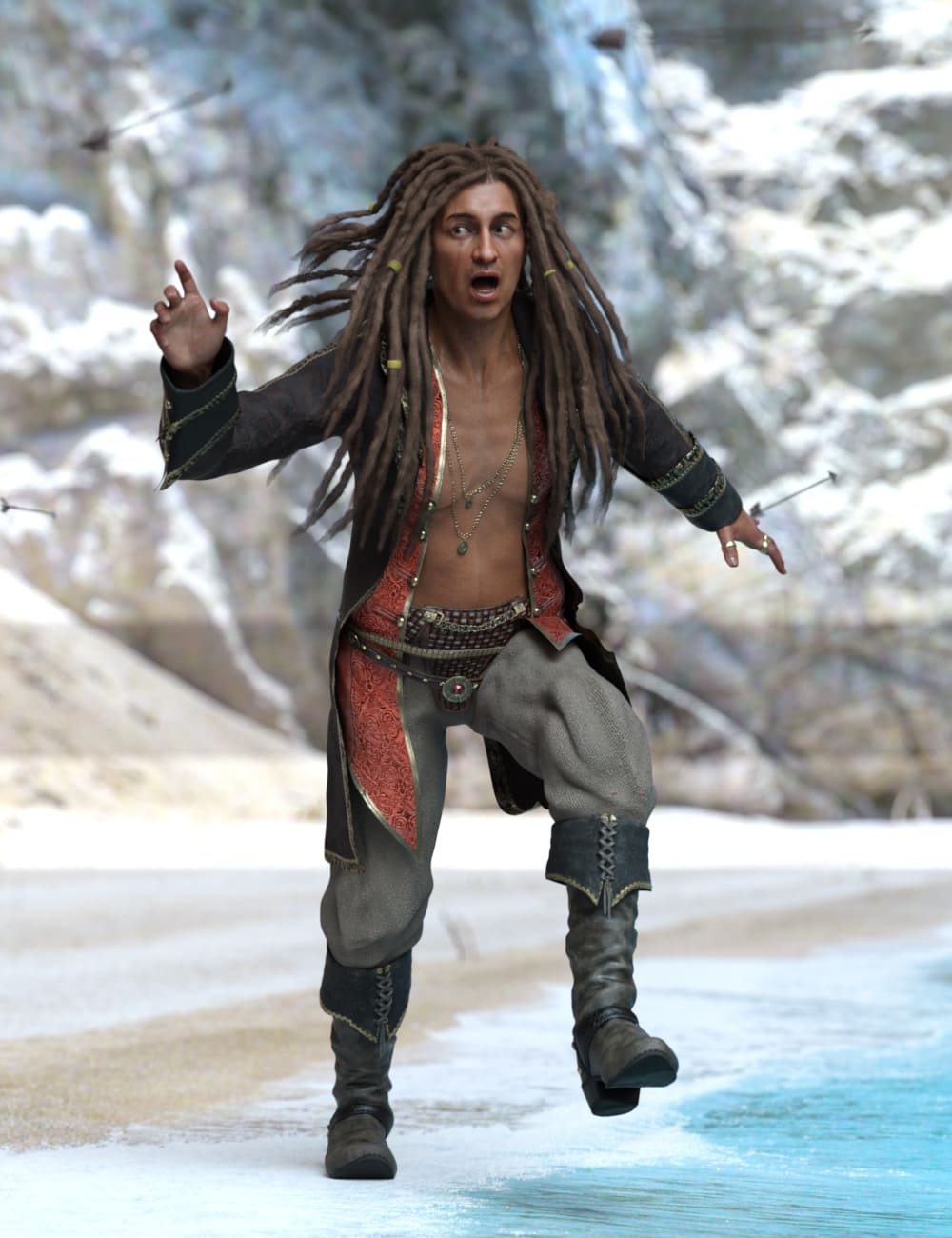 Captain Wolfgang Poses for Wolfgang 8.1_DAZ3DDL