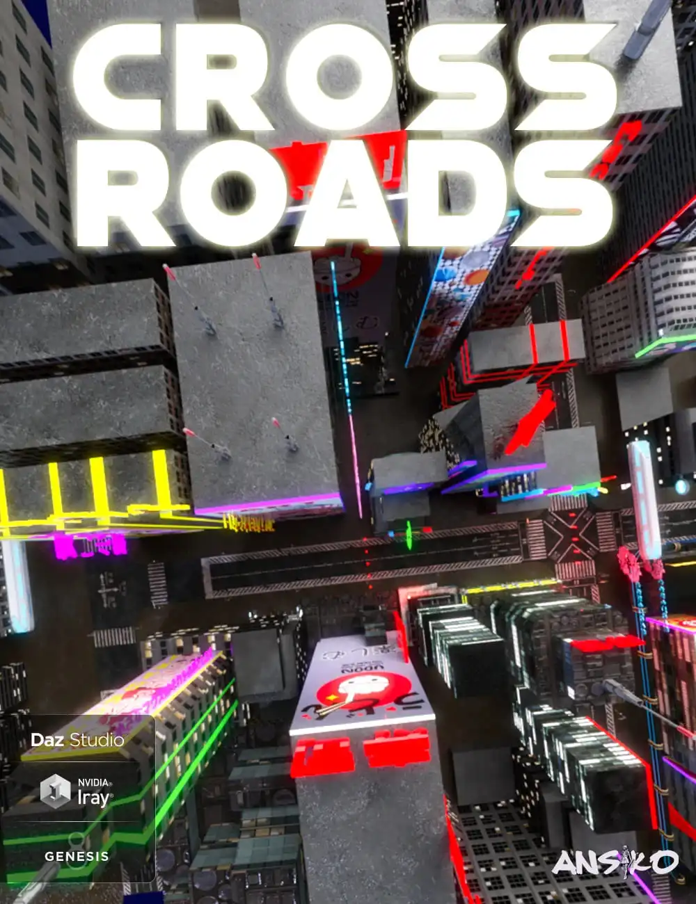 Crossroads City Blocks_DAZ3DDL