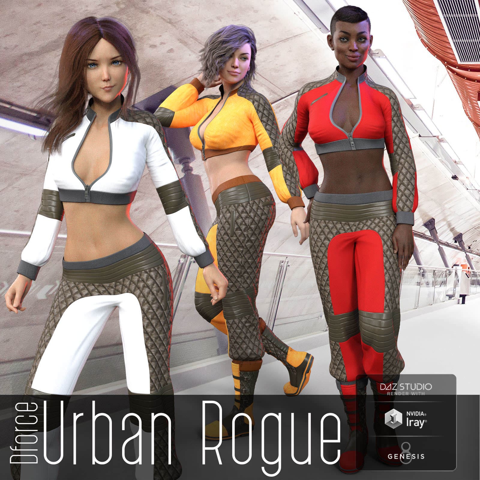 Dforce Urban Rogue_DAZ3D下载站