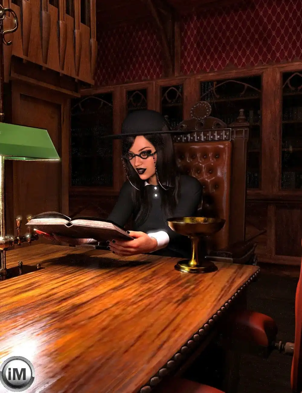 FG Gothic Library Poses_DAZ3DDL