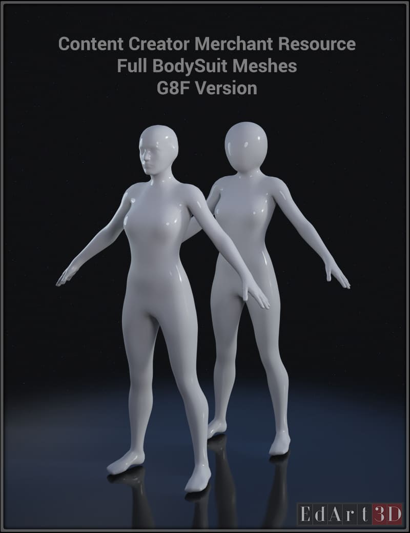 Full Body Suit Meshes for G8F – Content Creator MR_DAZ3DDL