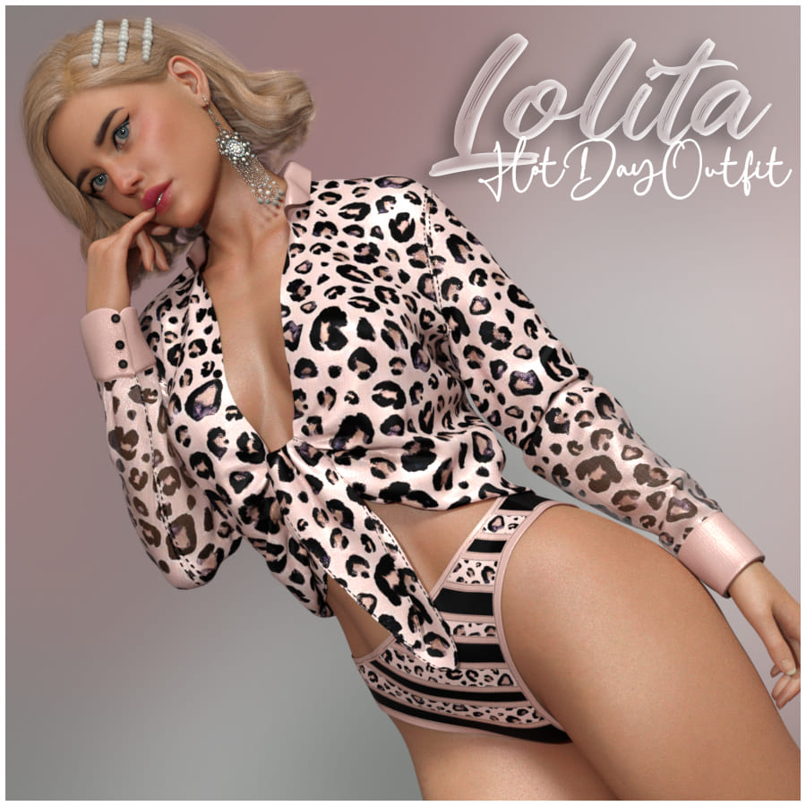 Lolita Hot Day Outfit G8F_DAZ3D下载站