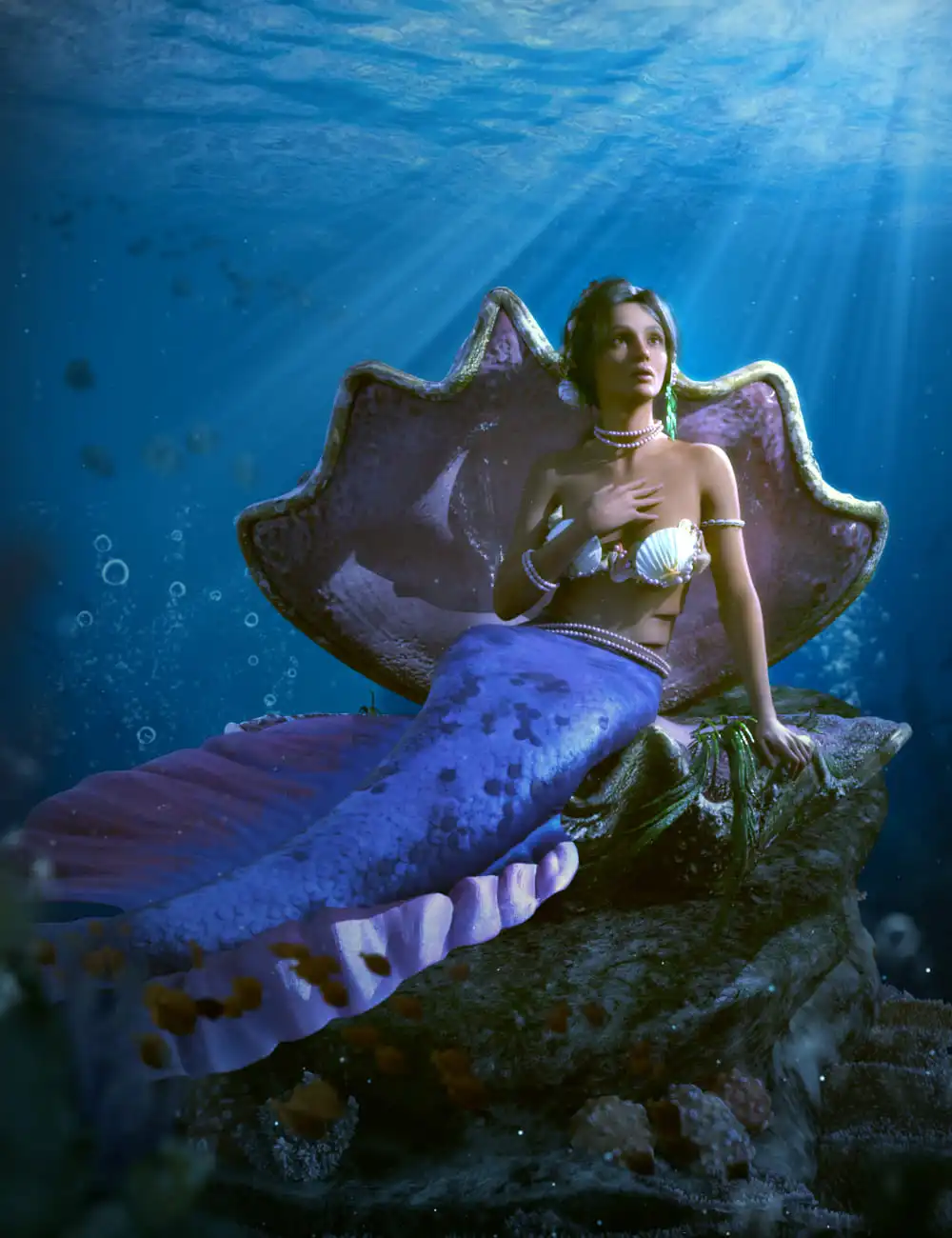 Mermaid Animations for Coral 8.1_DAZ3DDL