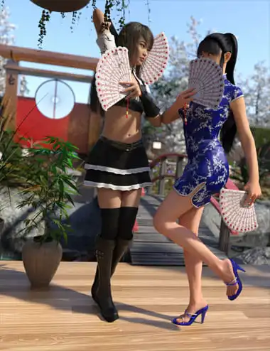 道具和姿势转换器从创世纪2女性创世纪8女性