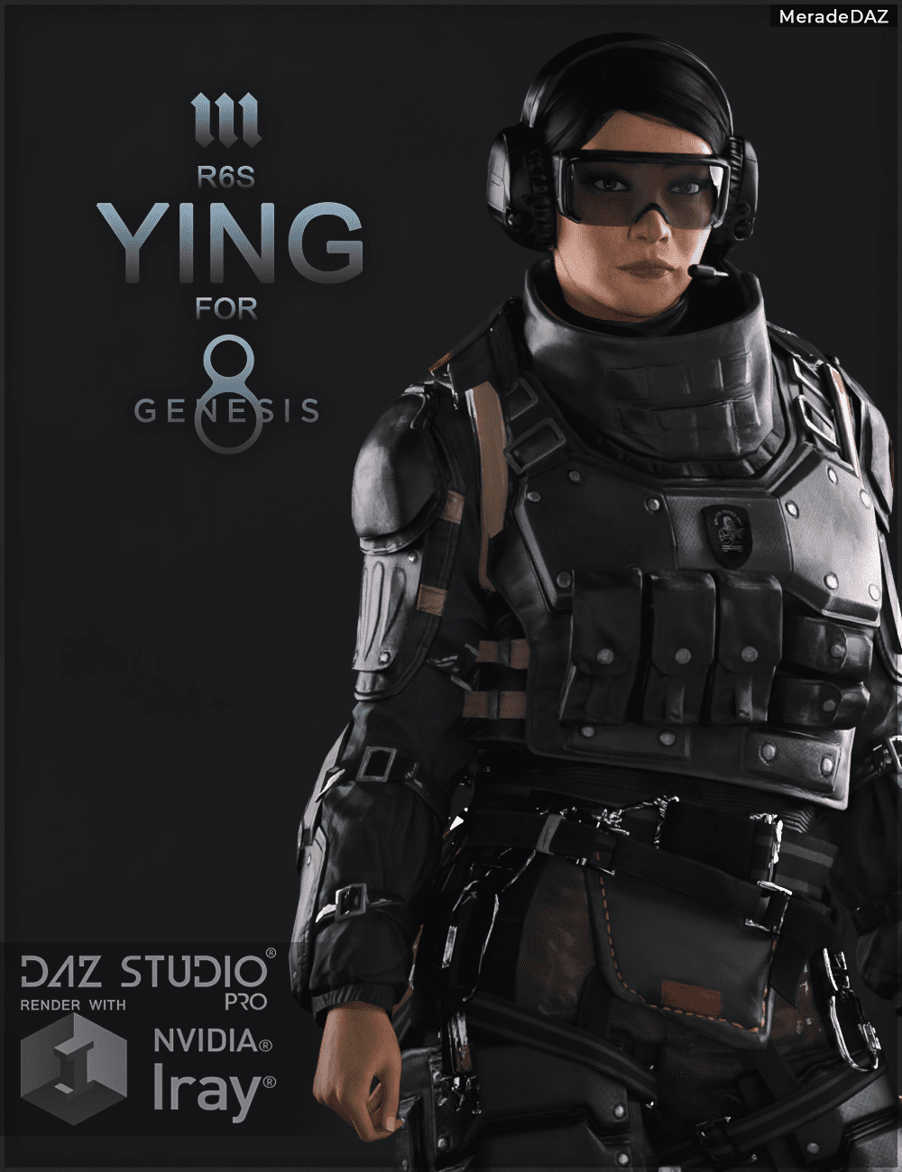 R6S Ying for Genesis 8 and 8.1 Female_DAZ3D下载站