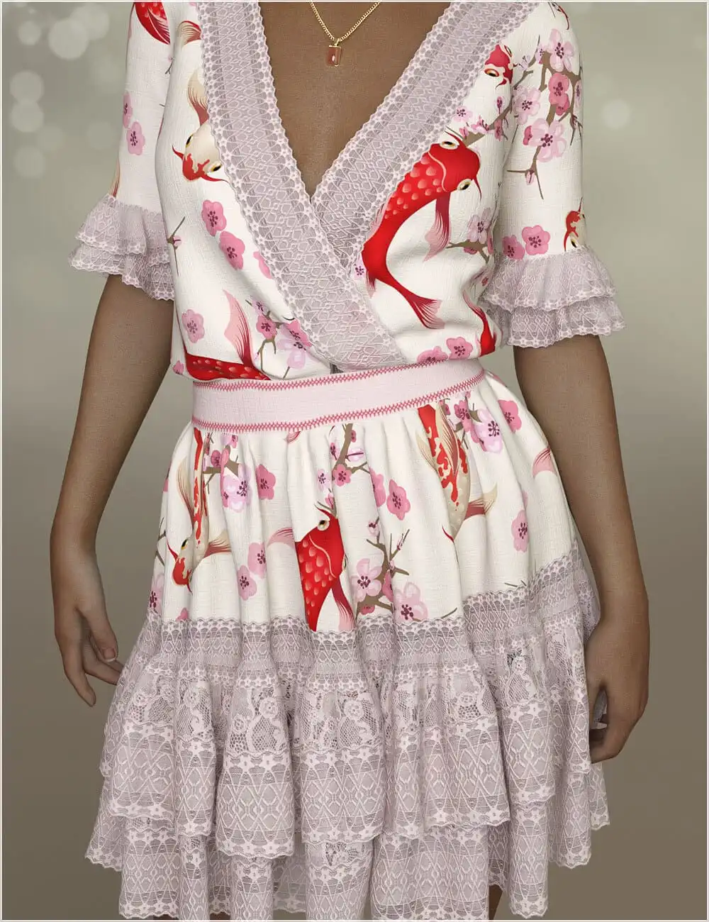 Romance For dForce Maia Outfit_DAZ3DDL