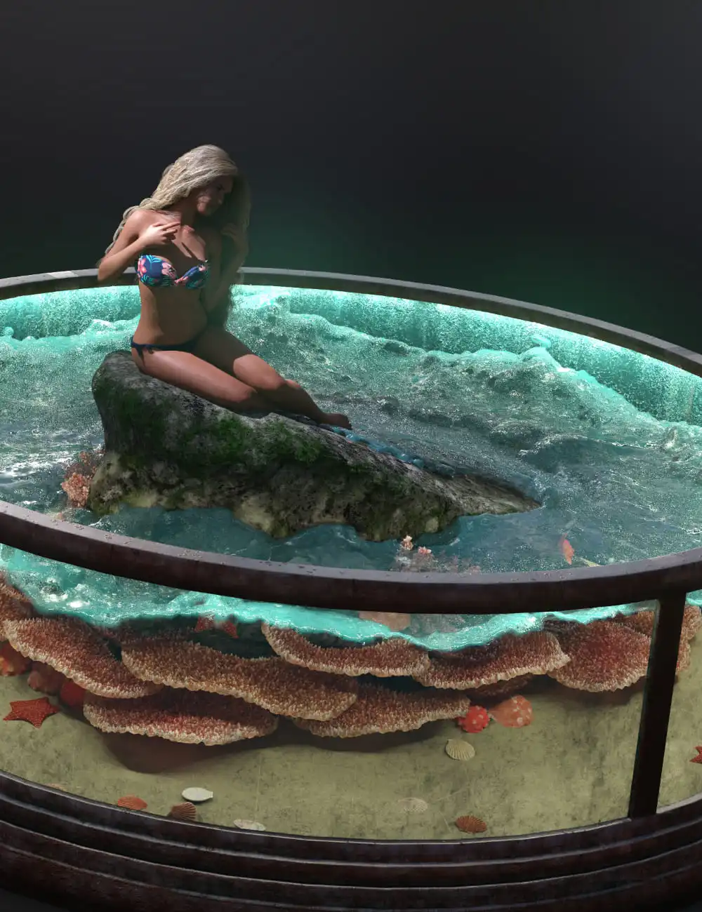 Sea Rock Diorama_DAZ3DDL